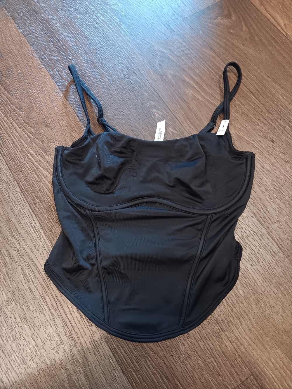 PINK Victoria's Secret Black Bralette  Styl3 Corset with Tag